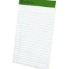 TOPS Perforated Jr. Legal Rule Pads, 5" x 8", Legal Rule, 50 Sheets Per Pad, White, Pack Of 12