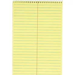 TOPS Premium Steno Pads, 6"x 9", 100 Sheets, Black/Canary