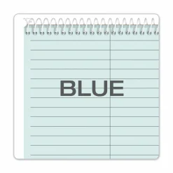 TOPS Prism+ Color Steno Books, 6" x 9", Gregg Ruled, 80 Sheets, Blue, Pack Of 4