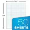 TOPS Quad-Ruling Cross Section Pad, Letter Size, Quadrille Ruled, 50 Sheets