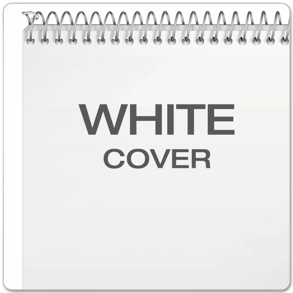 TOPS Second Nature Steno Books, 6" x 9", Gregg Ruled, 80 Sheets, White