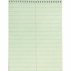 TOPS - Steno book - spiral-bound - - 60 sheets / 120 pages - green tint - Gregg (pack of 12)