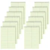 TOPS Steno Books, 6" x 9", Gregg Ruled, 80 Sheets, Green, Pack Of 12