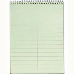 TOPS Steno Books, 6" x 9", Gregg Ruled, 80 Sheets, Green, Pack Of 12