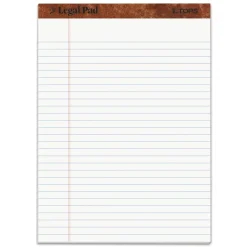 TOPS The Legal Pad Perforated Writing Pads, 8 1/2