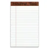 TOPS "The Legal Pad" Ruled Perforated Pads, Narrow Rule, (50) White 5 x 8 Sheets, Dozen