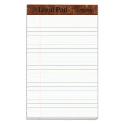 TOPS "The Legal Pad" Ruled Perforated Pads, Narrow Rule, (50) White 5 x 8 Sheets, Dozen