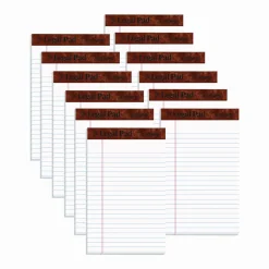 TOPS "The Legal Pad" Ruled Perforated Pads, Narrow Rule, (50) White 5 x 8 Sheets, Dozen
