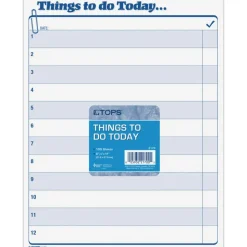 TOPS Things To Do Today Pad - 100 Sheet(s) - 11