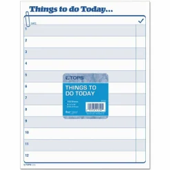 TOPS Things To Do Today Pad - 100 Sheet(s) - 11