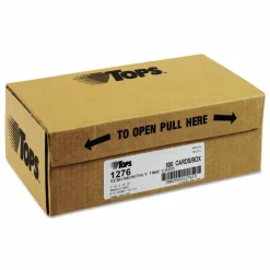 TOPS Time Cards (Replaces Original Cards 10-100372 & CH131), Numbered Days, 2-Sided, Semi-Monthly Format, 10 1/2" x 3 1/2", Box Of 500