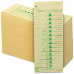 TOPS Time Cards (Replaces Original Card M33), Named Days, 1-Sided, 9" x 3 1/2", Box Of 500