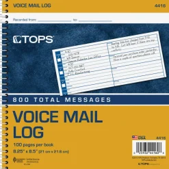 TOPS Voice Message Log Book