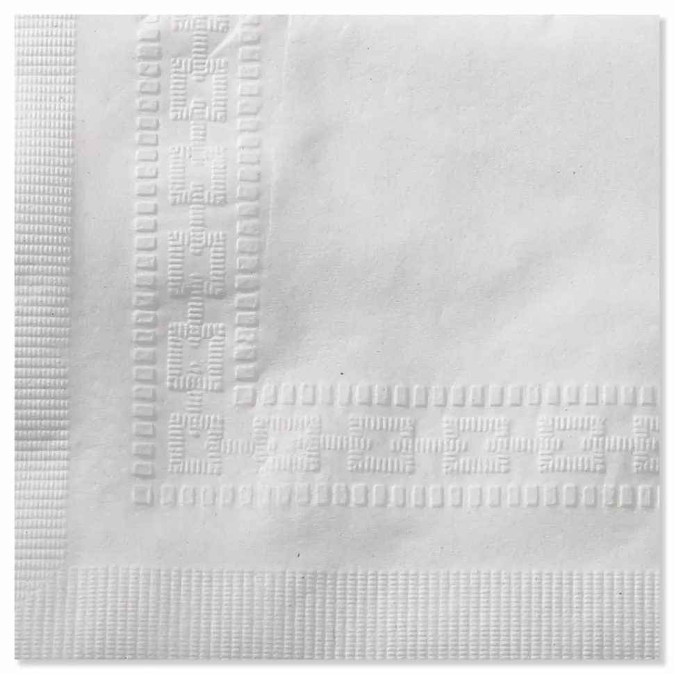 Tork Advanced Dinner Napkins, 2-Ply, 15 x 17, 1/8 Fold, White, 100/PK, 28 PK/CT