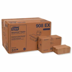 Tork Xpressnap Interfold Dispenser Napkins, 1-Ply, 13 x 8.5, Natural, 500/Pack, 12 Packs/Carton