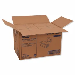 Tork Xpressnap Interfold Dispenser Napkins, 1-Ply, 13 x 8.5, Natural, 500/Pack, 12 Packs/Carton