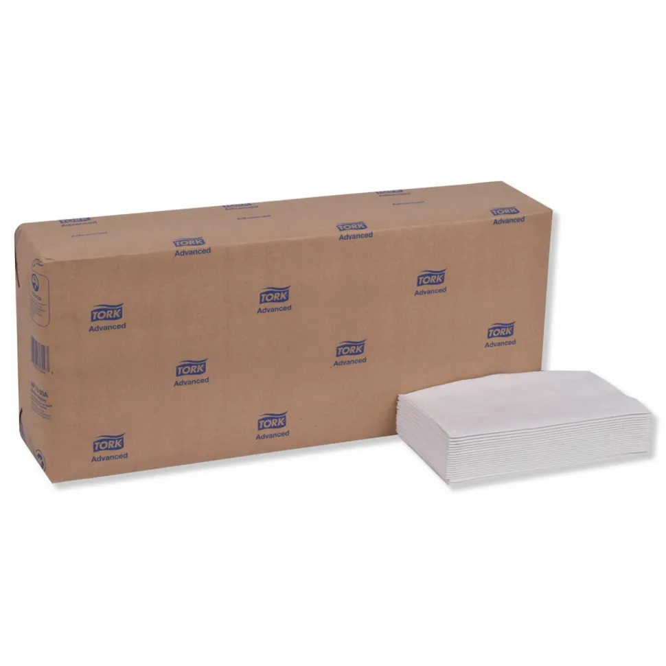 Tork Advanced Dinner Napkin, 3-Ply, 17 x 16.12, 1/8 Fold, White,1,740/Carton