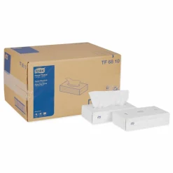 Tork Advanced Facial Tissue, Flat Box, 2-Ply, White, 100 Sheets/Box, 30 Boxes/Carton
