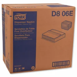 Tork Advanced Masterfold Dispenser Napkin, 1-Ply, 12 x 17, Natural, 500/Pack, 12 Packs/Carton