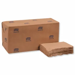 Tork Advanced Masterfold Dispenser Napkin, 1-Ply, 12 x 17, Natural, 500/Pack, 12 Packs/Carton