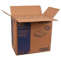 Tork Advanced Masterfold Dispenser Napkin, 1-Ply, 12 x 17, Natural, 500/Pack, 12 Packs/Carton