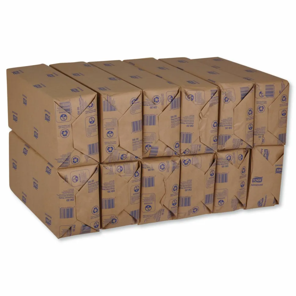 Tork Advanced Soft Minifold Dispenser Napkins, 1-Ply, 13 x 12, White, 6,000/Carton