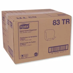 Tork Compact Hand Towel Roll Dispenser, 12.49 x 8.6 x 12.82, Smoke