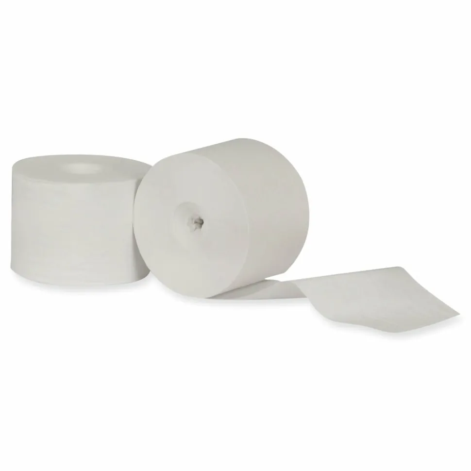 Tork Coreless High Capacity Bath Tissue, 2-Ply, White, 750 Sheets/Roll, 12 Rolls/Carton