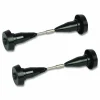 Tork Coreless High Capacity Spindle Kit, Plastic, 3.66" Roll Size, Black, 2/Kit