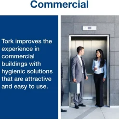 Tork Elevation Bath Tissue Mini-Jumbo Roll Twin Dispenser, 17 x 5.69 x 10.13, Black