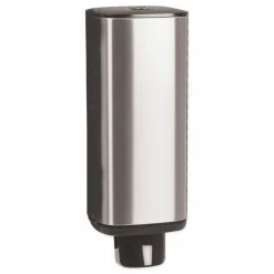 Tork Foam Skincare Manual Dispenser, 1 L Bottle; 33 oz Bottle, 4.25 x 4.25 x 11.38, Stainless Steel