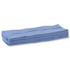 Tork Industrial Paper Wiper, 4-Ply, 12.8 x 16.5, Unscented, Blue, 180/Carton