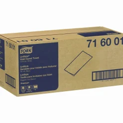 Tork LinStyle Valet Guest Towel, 1-Ply, 11.5 x 17, White, 100/Pack, 5 Packs/Carton