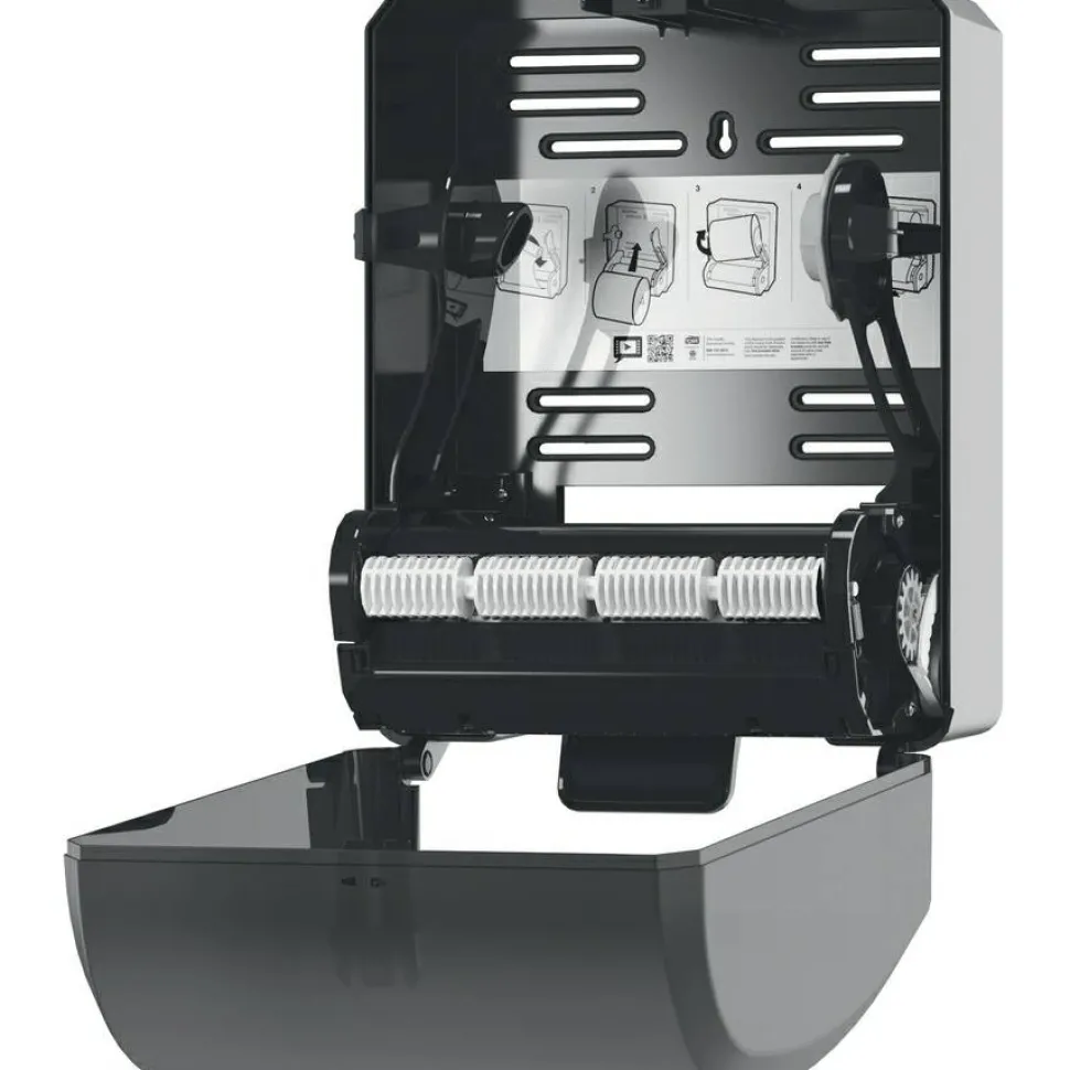 Tork Mechanical Hand Towel Roll Dispenser, H80 System, 12.32 x 9.32 x 15.95, Black