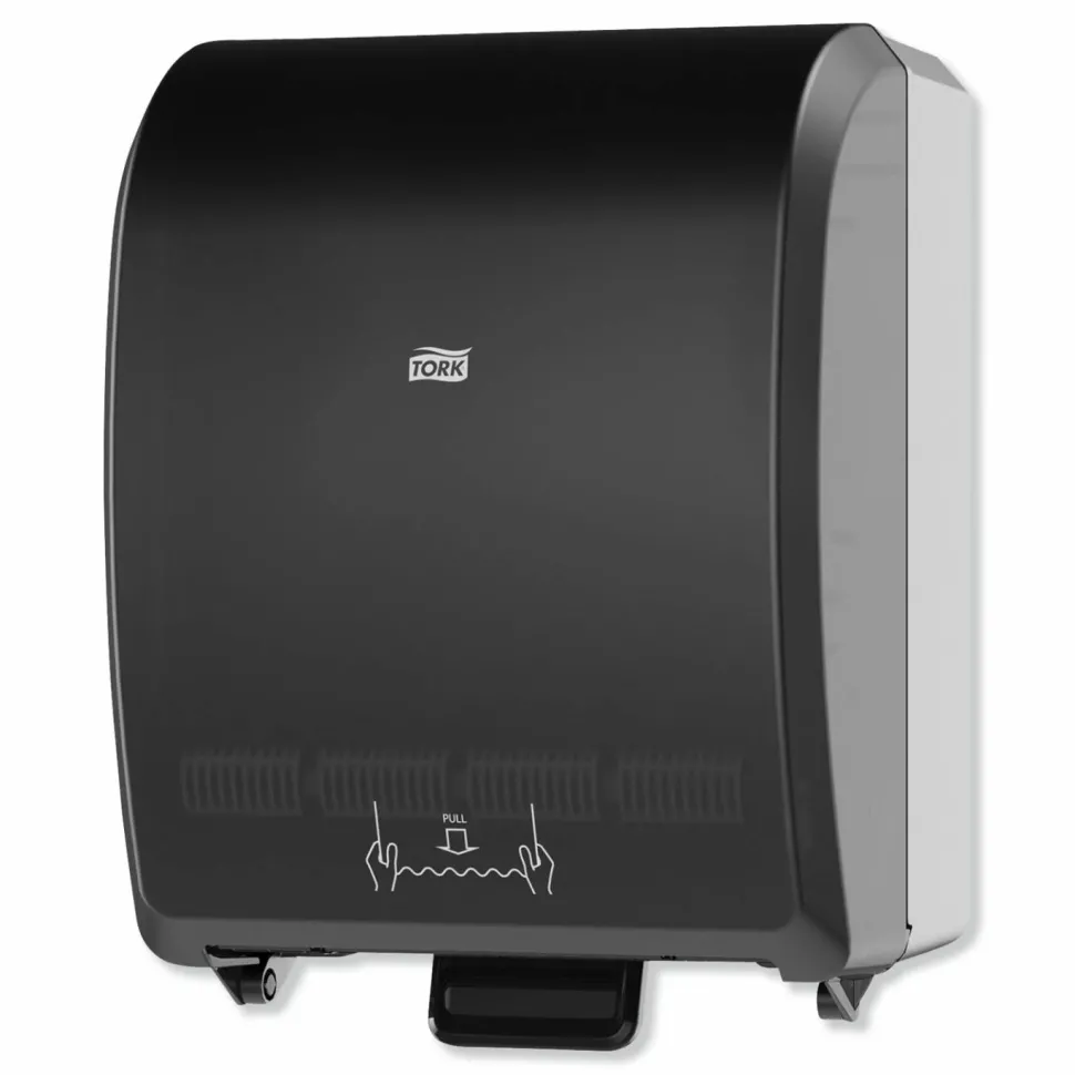 Tork Mechanical Hand Towel Roll Dispenser, H80 System, 12.32 x 9.32 x 15.95, Black
