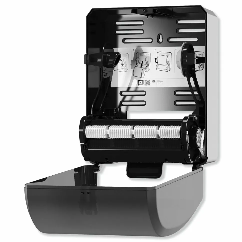 Tork Mechanical Hand Towel Roll Dispenser, H71 System, 12.32 x 9.32 x 15.95, Black