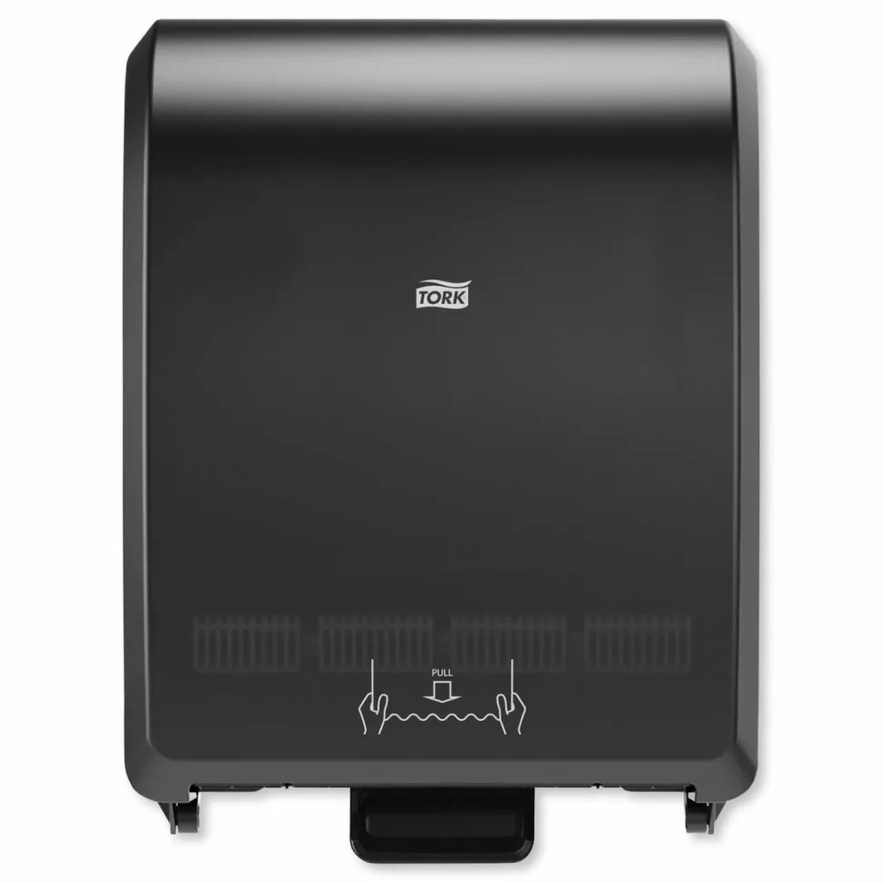 Tork Mechanical Hand Towel Roll Dispenser, H71 System, 12.32 x 9.32 x 15.95, Black