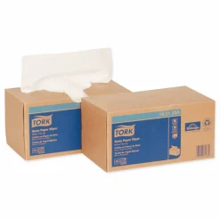 Tork Multipurpose Paper Wiper, 2-Ply, 9 x 10.25, White, 110/Box, 18 Boxes/Carton
