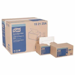 Tork Multipurpose Paper Wiper, 2-Ply, 9 x 10.25, White, 110/Box, 18 Boxes/Carton