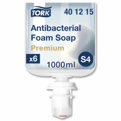 Tork Premium Antibacterial Foam Soap Refill, Unscented, 1 L, 6/Carton