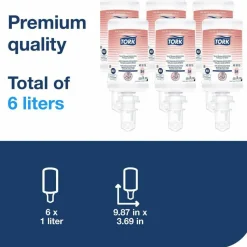 Tork Premium Antibacterial Foam Soap Refill, Unscented, 1 L, 6/Carton