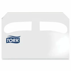 Tork Toilet Seat Cover, Half-Fold, 14.5 x 17, White, 250/Pack, 20 Packs/Carton