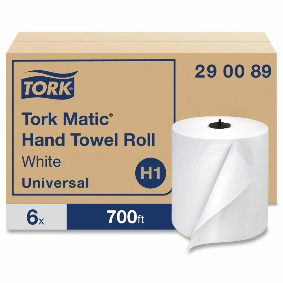 TORK Tork Matic Hand Towel Roll White H1 6/Carton