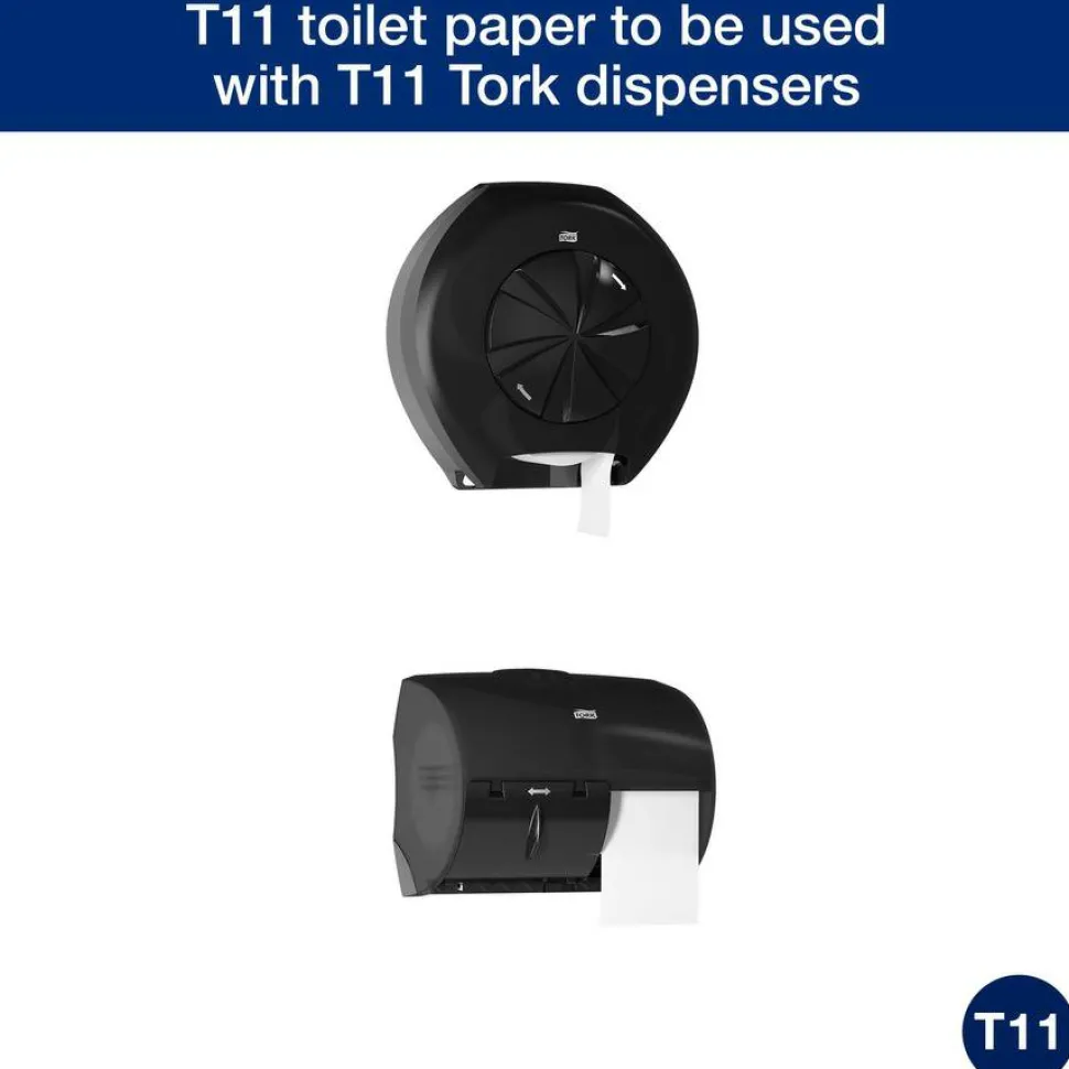 Tork Universal Bath Tissue Roll with OptiCore, Septic Safe, 2-Ply, White, 865 Sheets/Roll, 36 Rolls/Carton