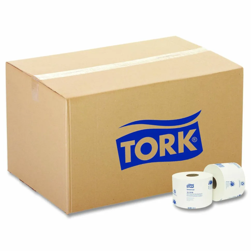 Tork Universal Bath Tissue Roll with OptiCore, Septic Safe, 2-Ply, White, 865 Sheets/Roll, 36 Rolls/Carton