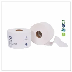 Tork Universal Bath Tissue Roll with OptiCore, Septic Safe, 2-Ply, White, 865 Sheets/Roll, 36 Rolls/Carton