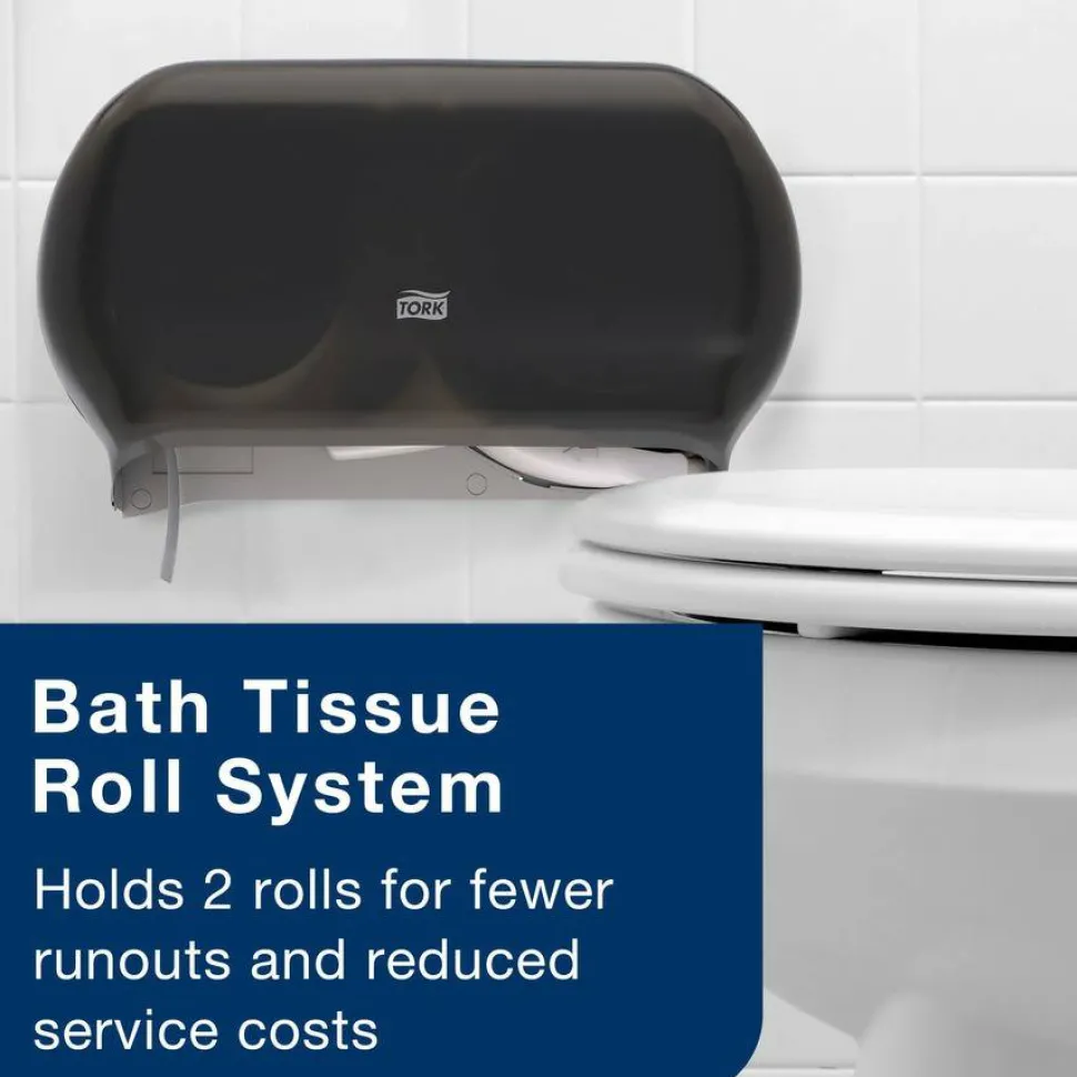 Tork Universal Bath Tissue, Septic Safe, 2-Ply, White, 500 Sheets/Roll, 96 Rolls/Carton