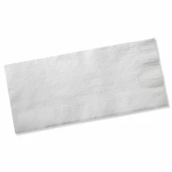 Tork Universal Dinner Napkins, 1-Ply, 15 x 17, 1/8 Fold, White, 3000/Carton