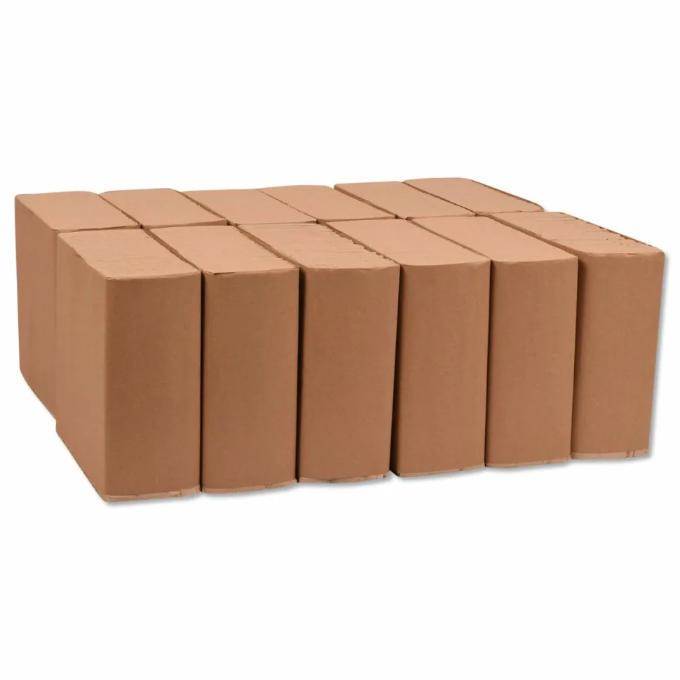 Tork Universal Dinner Napkins, 1-Ply, 15 x 17, Natural Brown, 250/Pack, 12 Pack/Carton