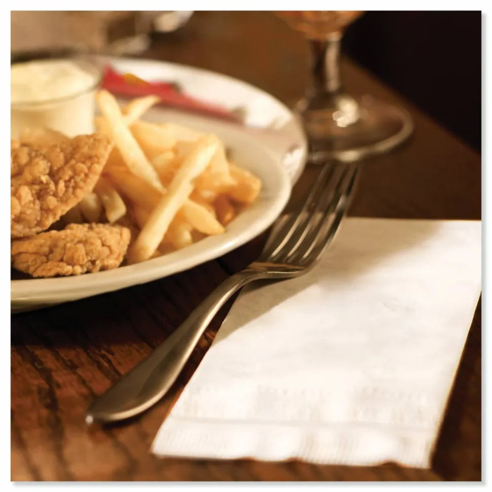 TORK White Dinner Napkin